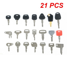 21 Excavator Plant Digger Keys