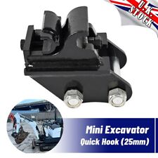 Black Mini Digger Quick Hitch